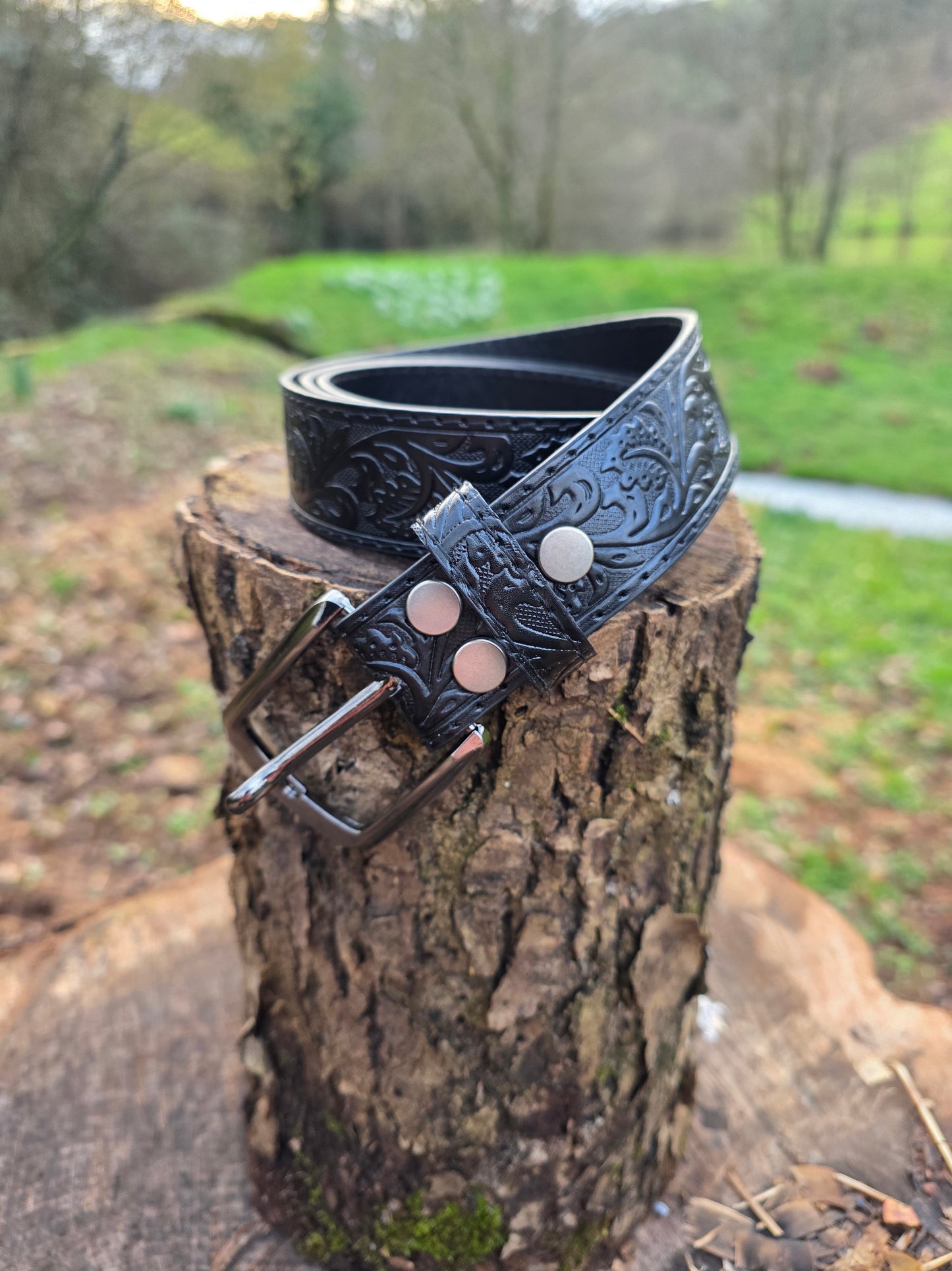 Baroque Leather Belt