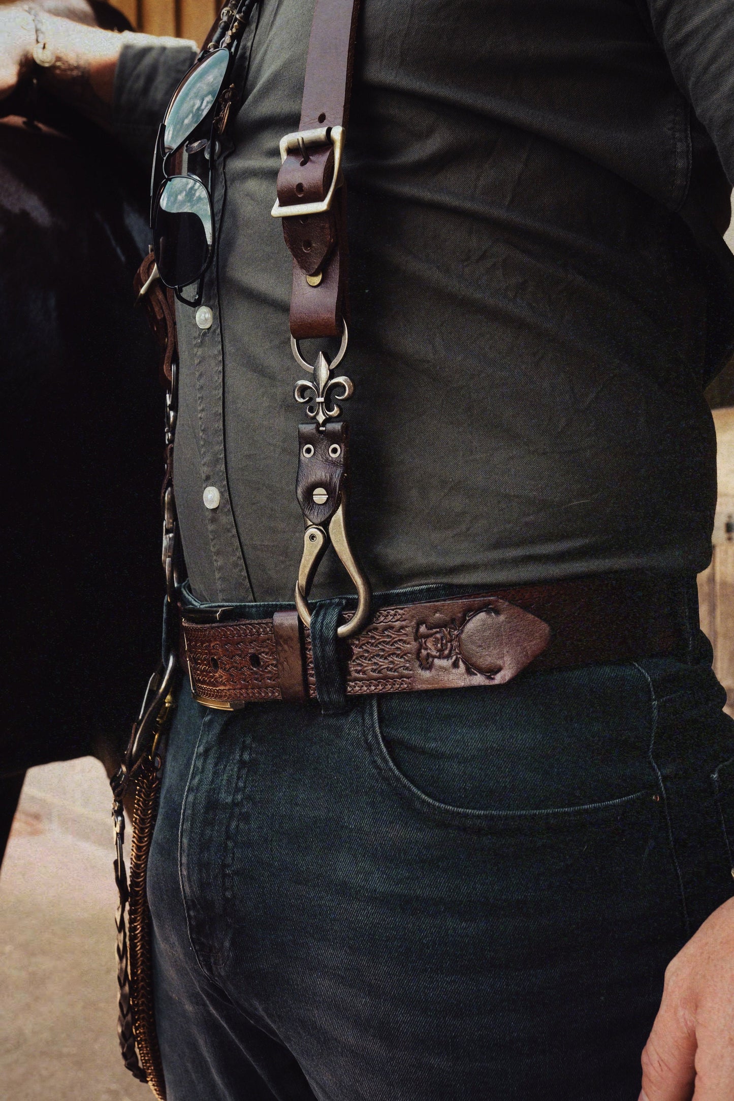 Leather Braces / Suspenders