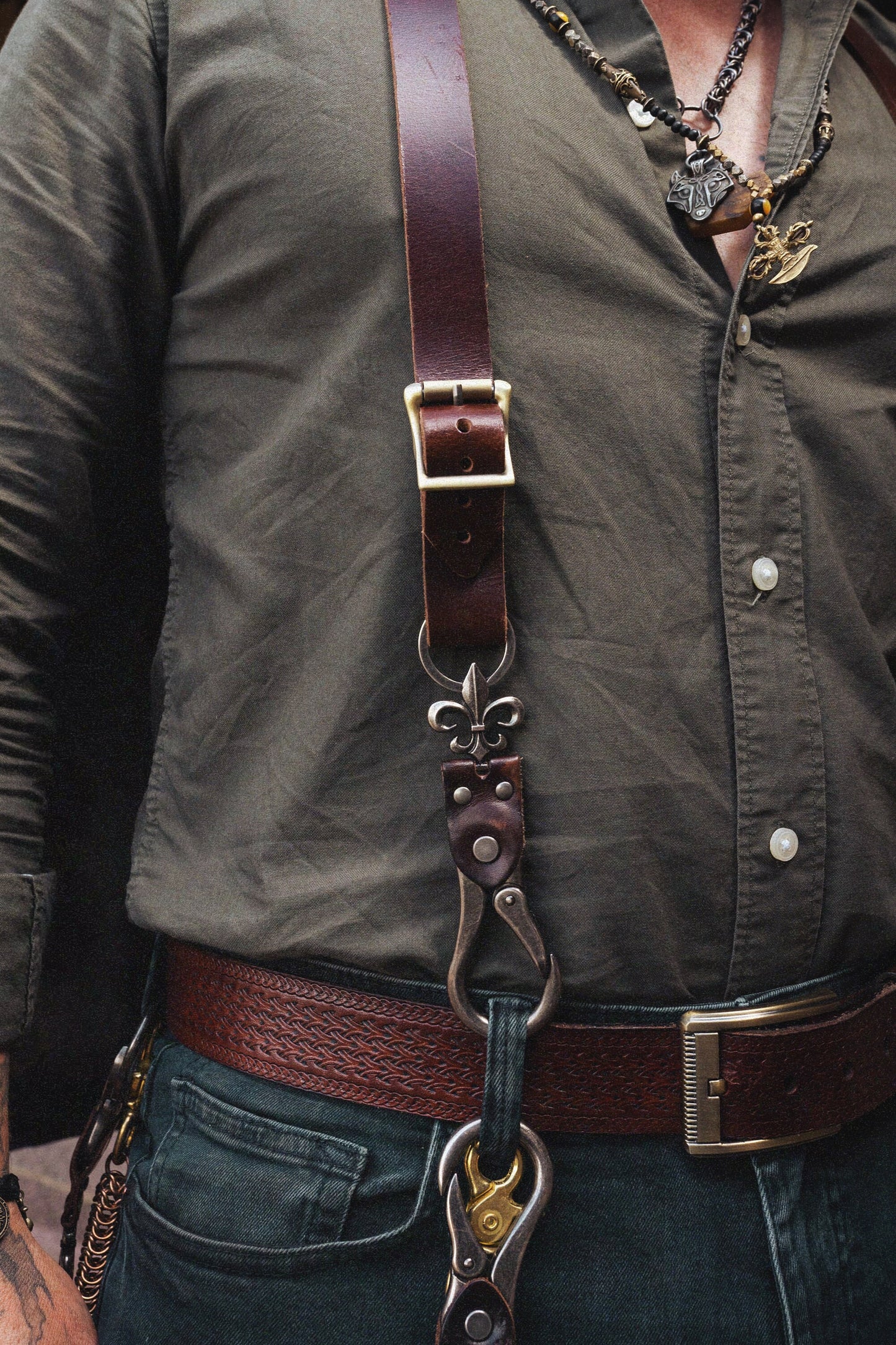 Leather Braces / Suspenders
