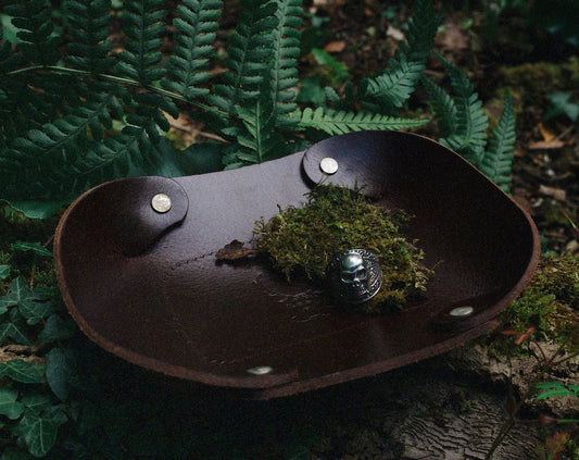 Handmade Leather Catchall/Dice/Valet Tray
